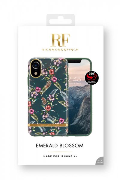 Richmond & Finch iPhone Xr Skal Emerald Blossom