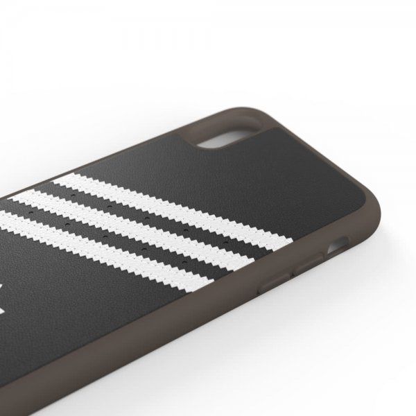 Adidas iPhone Xr Skal OR 3 Stripes Snap Case PU SS19 Svart Vit