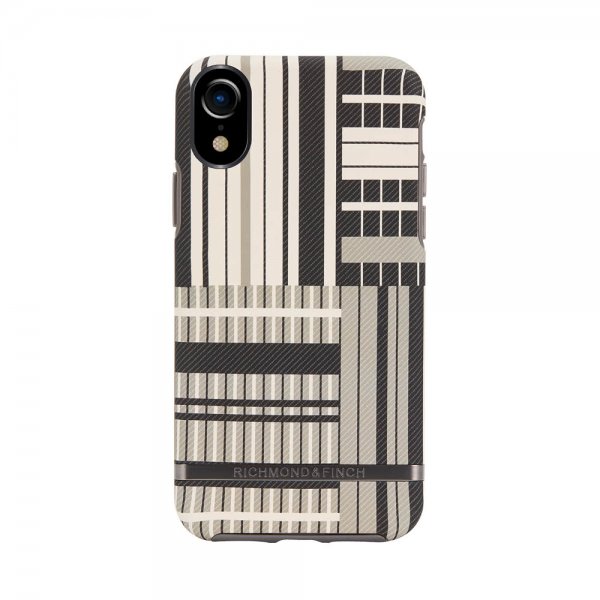 Richmond & Finch iPhone Xr Skal Platinum Stripes