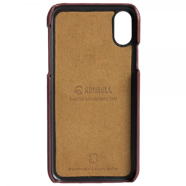 Krusell iPhone Xr Skal Sunne Cardcover Vintage Red