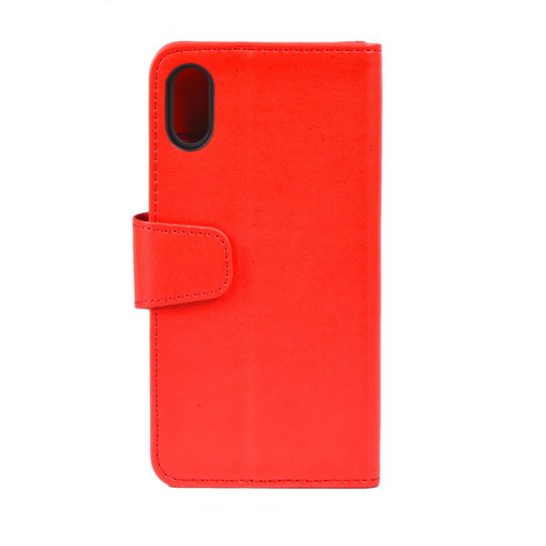 iPhone Xs Max Fodral Utfällbart Kortfack Röd
