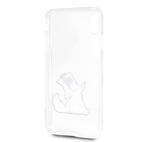 Karl Lagerfeld iPhone Xs Max Skal Fun Choupette Transparent
