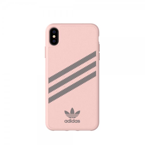 Adidas iPhone Xs Max Skal OR Moulded Case FW18 SUEDE FW18 Icey Pink Grey