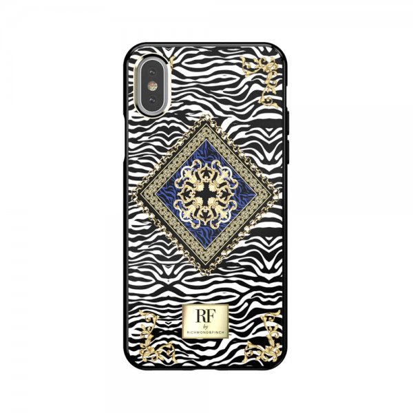 Richmond & Finch iPhone Xs Max Skal Zebra Chain