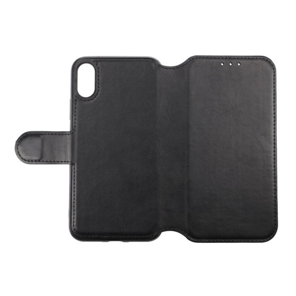 Rvelon iPhone X/iPhone Xs Fodral Utfällbart Kortfack Svart