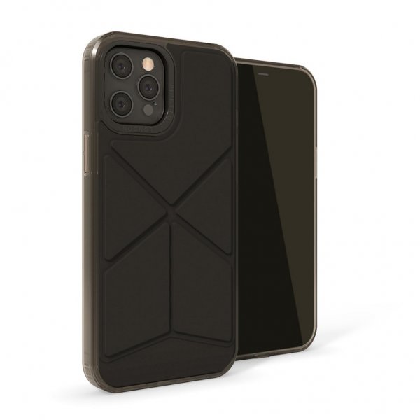 Pipetto iPhone 12 Pro Max Skal Origami Snap Svart
