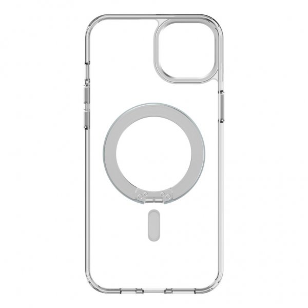 Decoded iPhone 15 Plus Skal Recycled Plastic Transparant Loop Stand Back Cover Klar