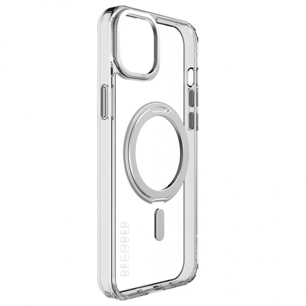 Decoded iPhone 15 Plus Skal Recycled Plastic Transparant Loop Stand Back Cover Klar