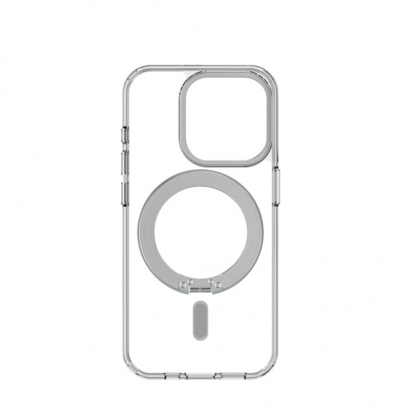 Decoded iPhone 15 Pro Skal Recycled Plastic Transparant Loop Stand Back Cover Klar
