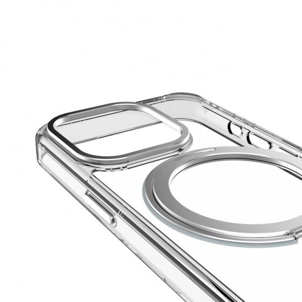 Decoded iPhone 15 Pro Skal Recycled Plastic Transparant Loop Stand Back Cover Klar