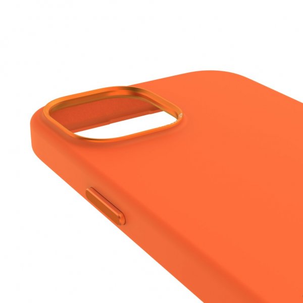 Decoded iPhone 15 Plus Skal Silicone Backcover Apricot