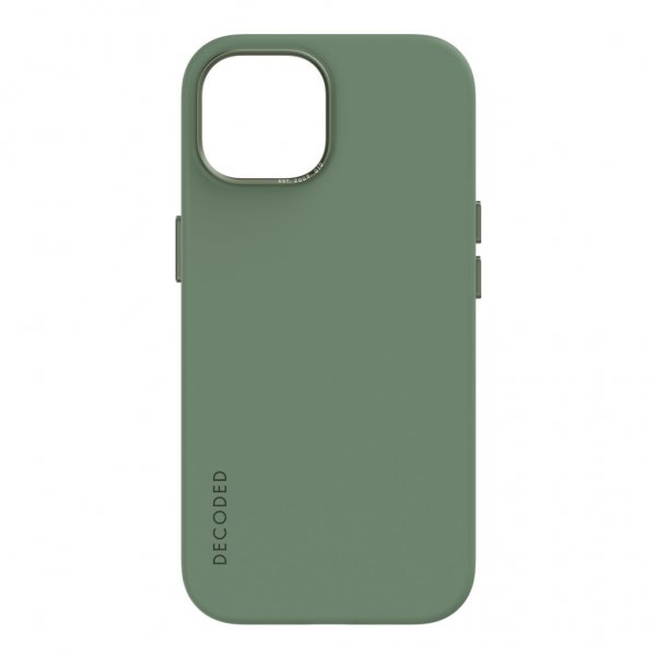 Decoded iPhone 15 Pro Max Skal Silicone Backcover Sage Leaf Green
