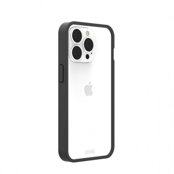 Pela iPhone 13 Pro Skal Eco Friendly Clear Svart