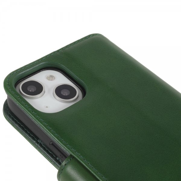 Nordic Covers iPhone 14 Plus Fodral Essential Leather Juniper Green