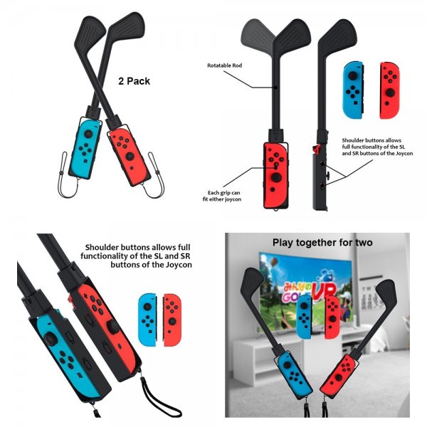 JYS NS215 10-i-1 Sporttillbehörskit till Nintendo Switch