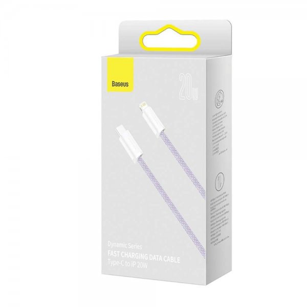 Baseus Kabel Dynamic Series USB-C till Lightning 1 m Lila