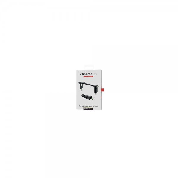 Rolling Square Kabel inCharge X Keyring 100W 6in1 Lava Black