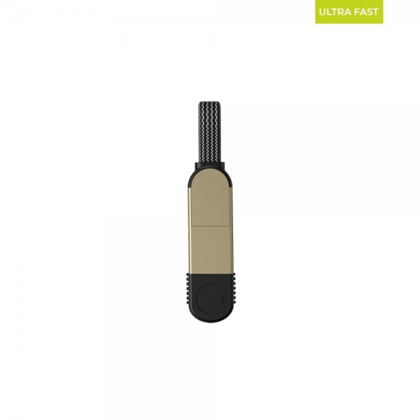 Rolling Square Kabel inCharge X Keyring 100W 6in1 Marble Beige