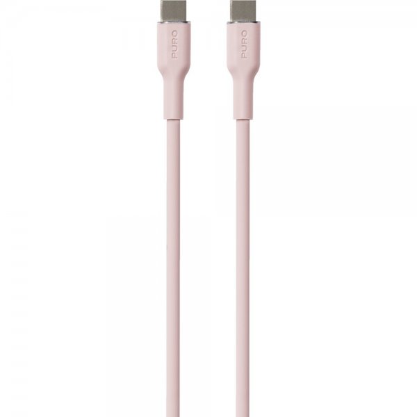 Puro Kabel Soft Charge & Sync Cable USB-C/USB-C 1.5m Rosa