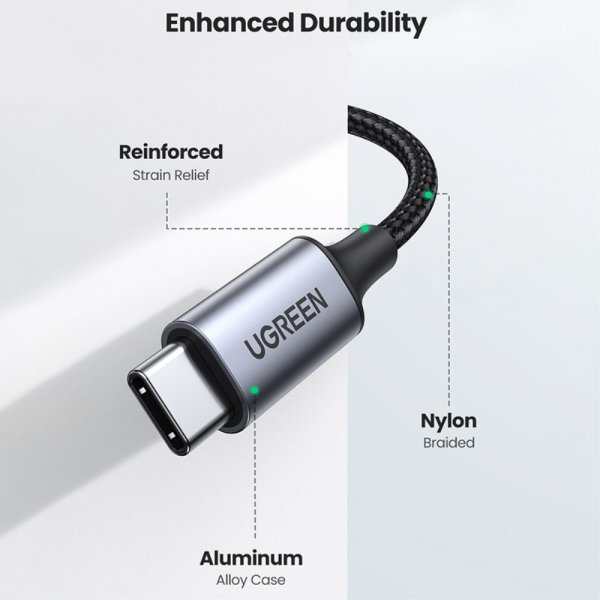 Ugreen Kabel USB-C till 3.5mm AUX 1m