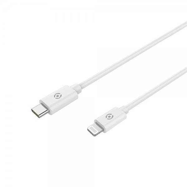 Celly Kabel USB-C till Lightning 1M Vit