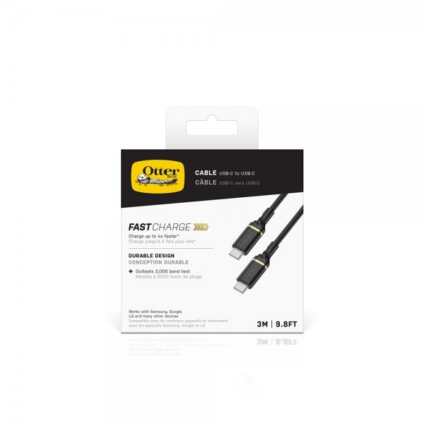 Otterbox Kabel USB-C till USB-C 3m Black Shimmer