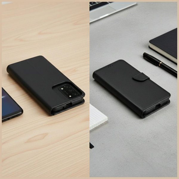 Beline Xiaomi Redmi 15C Fodral Marv Wallet Svart