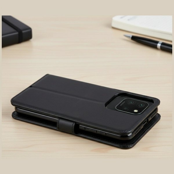 Beline Xiaomi Redmi 15C Fodral Marv Wallet Svart