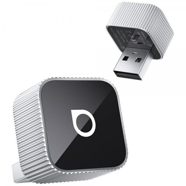 Ottocast Mini Cube Trådlös CarPlay/Android Auto Adapter Silver