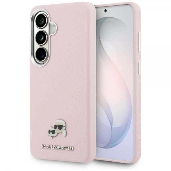 Karl Lagerfeld Samsung Galaxy S26 Plus Skal Saffiano MagSafe Rosa