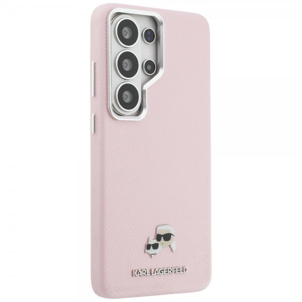 Karl Lagerfeld Samsung Galaxy S26 Ultra Skal Saffiano MagSafe Rosa