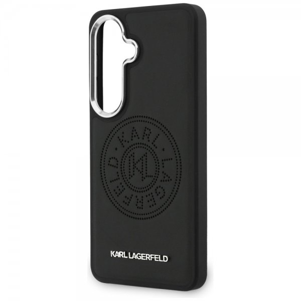 Karl Lagerfeld Samsung Galaxy S26 Plus Skal Perforated Logo MagSafe Svart