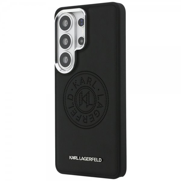 Karl Lagerfeld Samsung Galaxy S26 Ultra Skal Perforated Logo MagSafe Svart