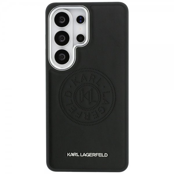 Karl Lagerfeld Samsung Galaxy S26 Ultra Skal Perforated Logo MagSafe Svart