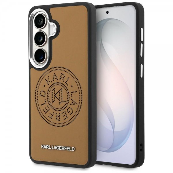 Karl Lagerfeld Samsung Galaxy S26 Skal Perforated Logo MagSafe Brun