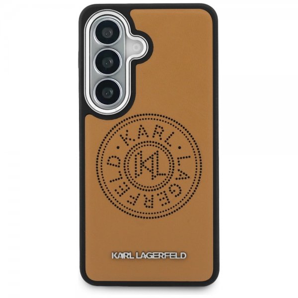 Karl Lagerfeld Samsung Galaxy S26 Skal Perforated Logo MagSafe Brun