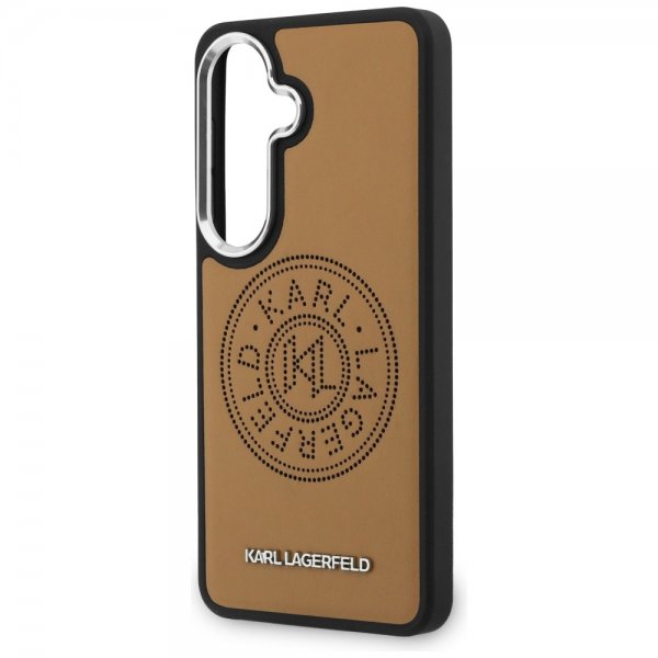 Karl Lagerfeld Samsung Galaxy S26 Skal Perforated Logo MagSafe Brun