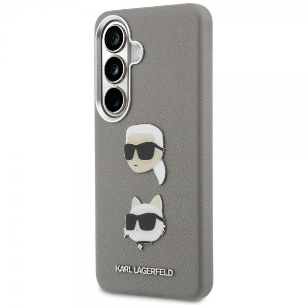 Karl Lagerfeld Samsung Galaxy S26 Skal Saffiano Karl & Choupette Silver