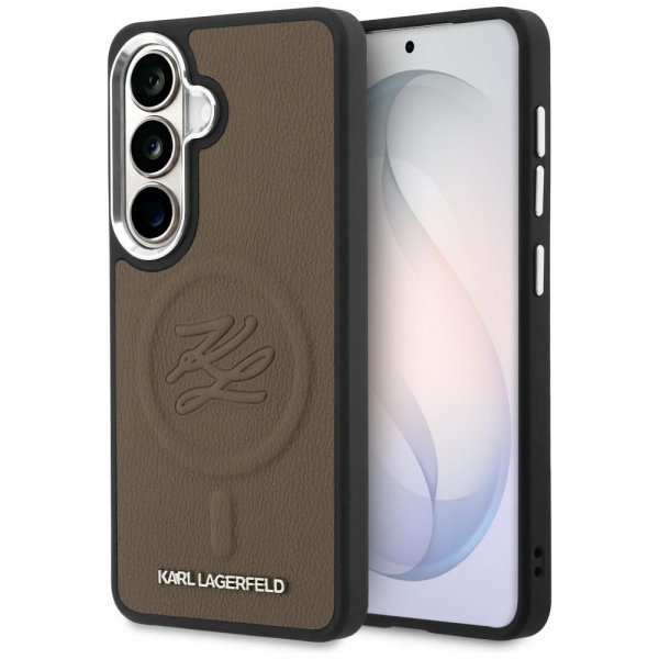 Karl Lagerfeld Samsung Galaxy S26 Skal Embossed MagSafe Brun
