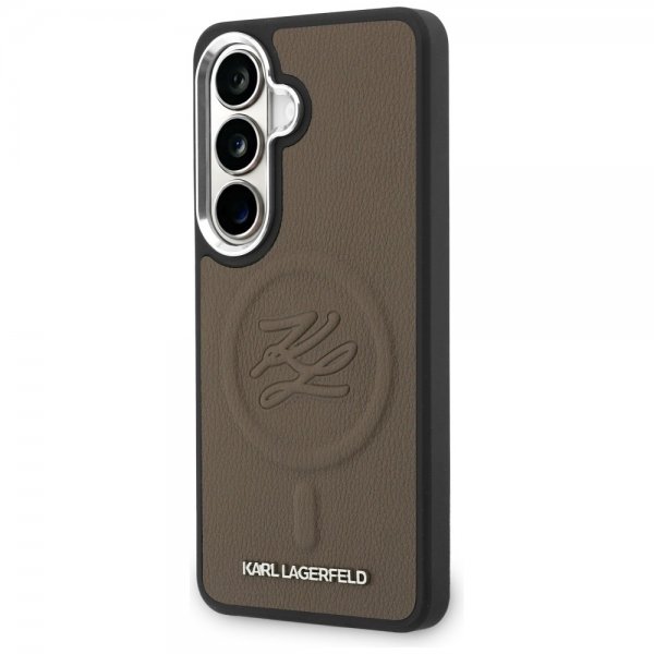 Karl Lagerfeld Samsung Galaxy S26 Skal Embossed MagSafe Brun