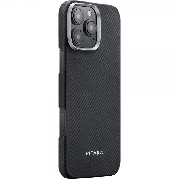 Pitaka iPhone 16 Pro Skal Ultra-Slim Case MagSafe Black/Grey Twill