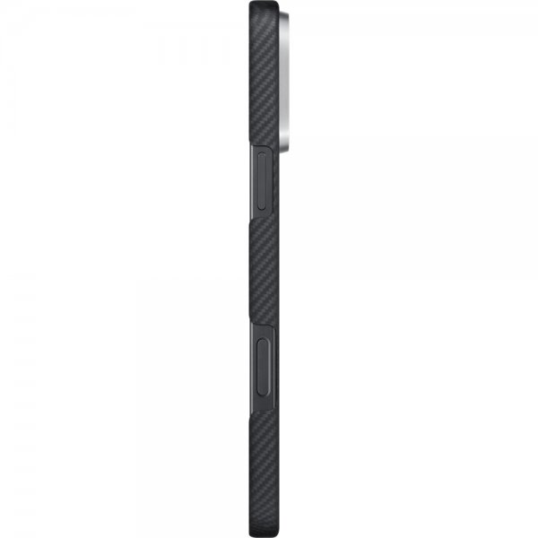 Pitaka iPhone 16 Pro Skal Ultra-Slim Case MagSafe Black/Grey Twill