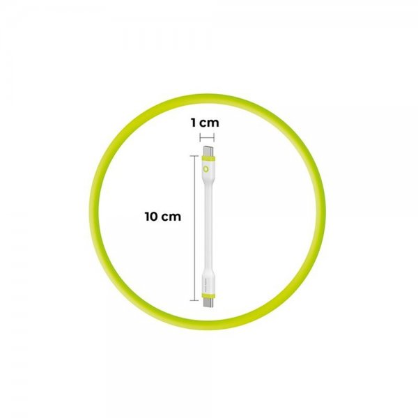 Mobile Origin Kompakt USB-C Kabel 10 cm Vit