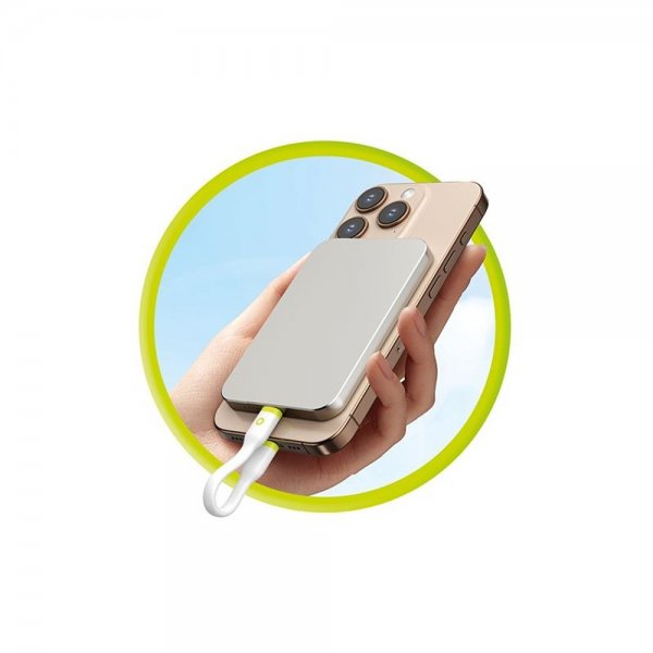 Mobile Origin Kompakt USB-C Kabel 10 cm Vit