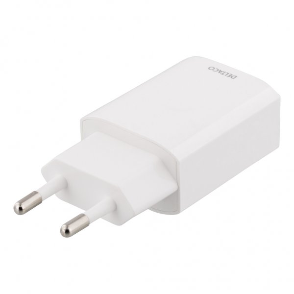 Deltaco Laddare 12W 1xUSB-A Vit