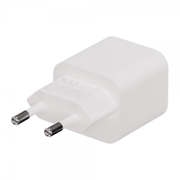 X2O Laddare 20W USB-C GaN Vit