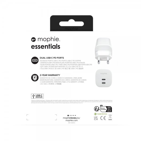 Mophie Laddare 50W USB-C PD Wall Adapter
