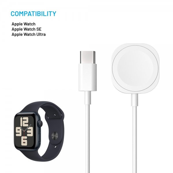 Fixed Laddare för Apple Watch USB-C 1m