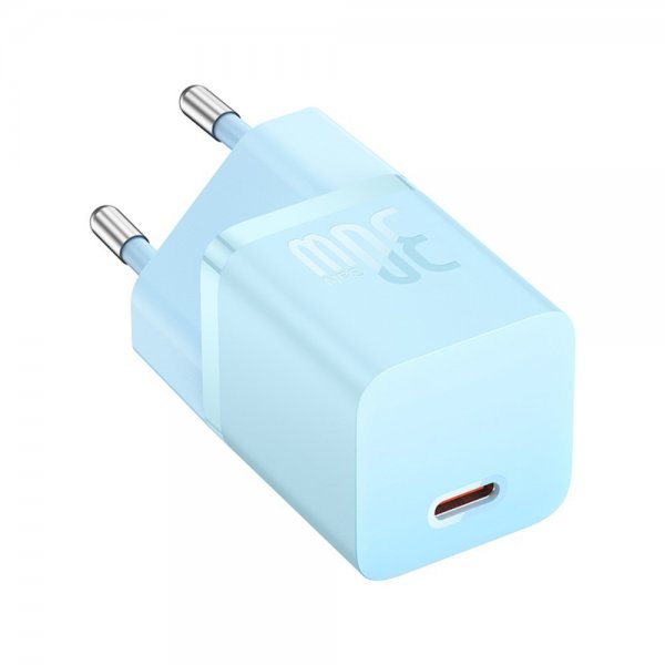 Baseus Laddare GaN5 Fast Charger Mini 30W Blå