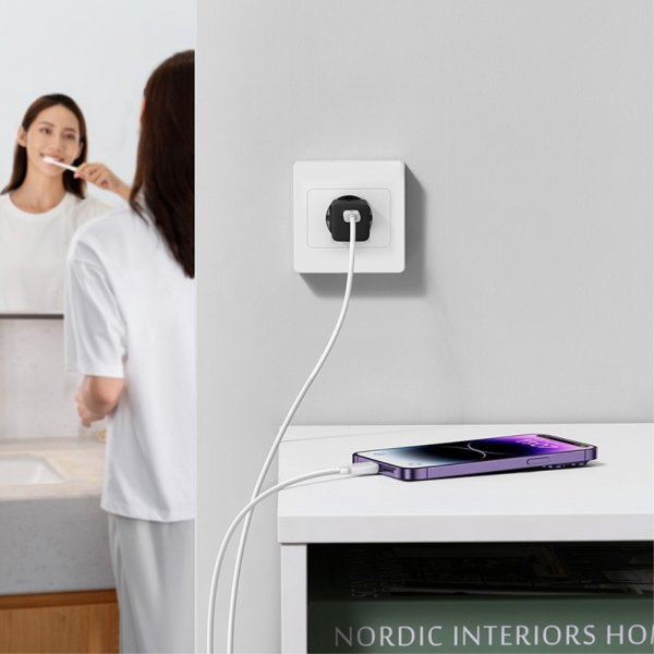 Baseus Laddare GaN5 Fast Charger Mini 30W Svart